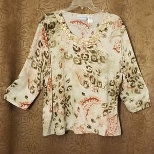 Womens Alfred Dunner Petite XL Top